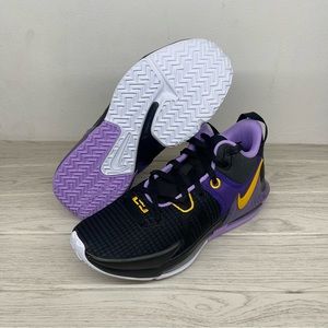 Nike Lebron Witness 7 Mid Mens Basketball Shoes Black DM1123-002 Size 9